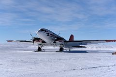 05A The Kenn Borek Air DC3 Basler BT67 Airplane At Union Glacier Antarctica Flies To The South Pole And To See The Emperor Penguins.jpg